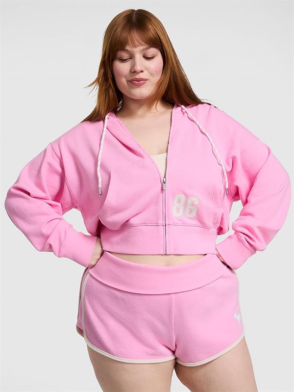 Ivy Terry Dar Kesim Fermuarlı Sweatshirt