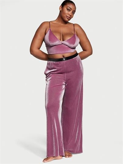 Kadife Atlet & Işıltılı Triko Pijama Takımı