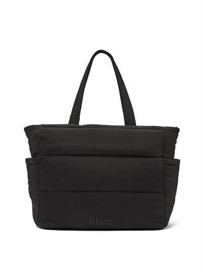 Kapitone Puffer Tote Çanta