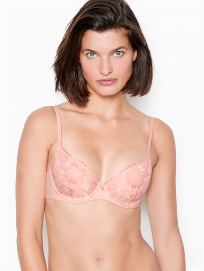 Lightly Lined Smooth & Lace Demi Bra