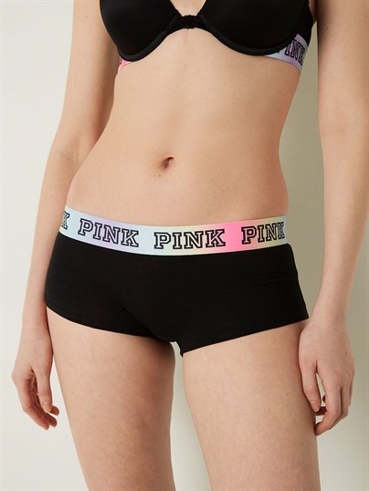 LOGO BASKILI BOYSHORT KÜLOT