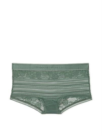 Logolu Dantelli Boyshort Külot