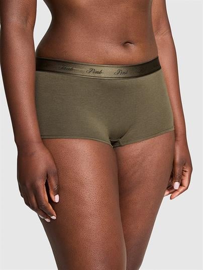 Logolu Pamuklu Boyshort Külot