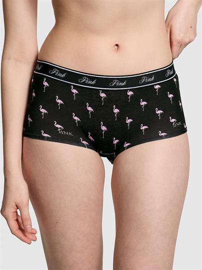 Logolu Pamuklu Boyshort Külot
