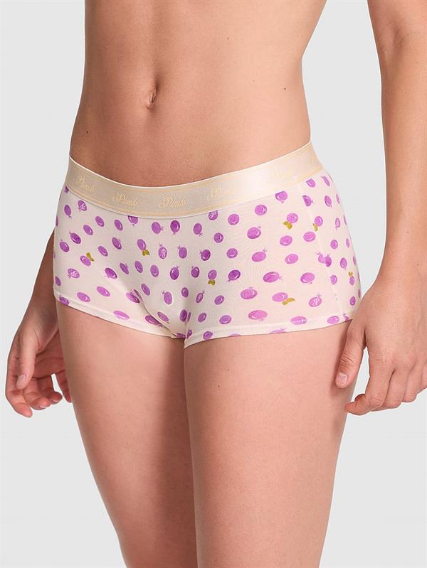 Logolu Pamuklu Boyshort Külot