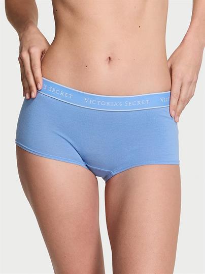 Logolu Pamuklu Boyshort Külot
