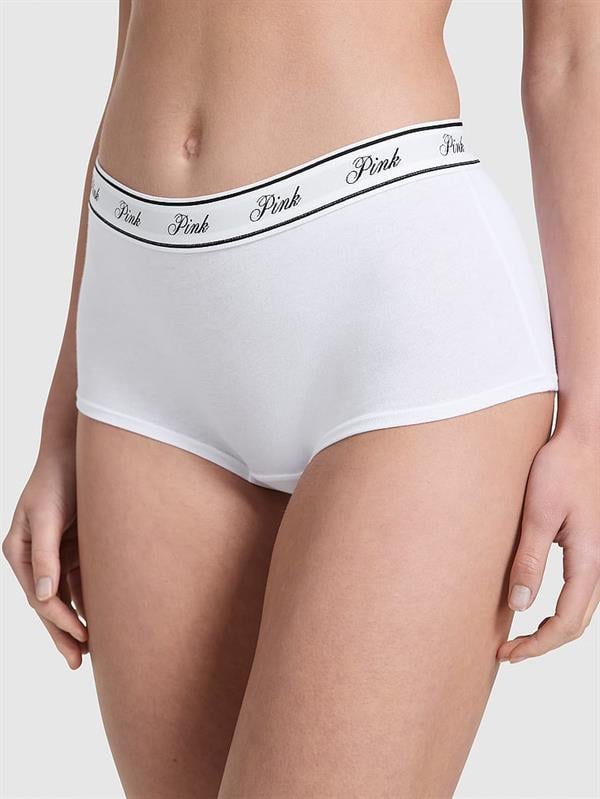 Logolu Pamuklu Boyshort Külot