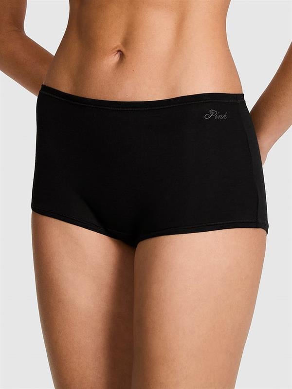 Logolu Pamuklu Boyshort Külot