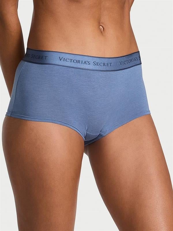 Logolu Pamuklu Boyshort Külot
