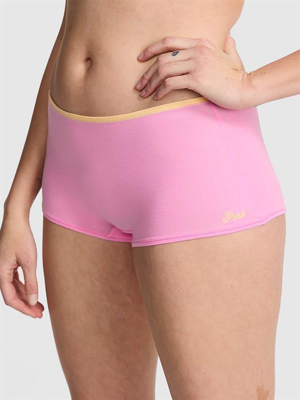 Logolu Pamuklu Boyshort Külot