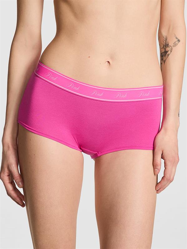 Logolu Pamuklu Boyshort Külot