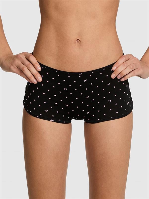 Logolu Pamuklu Boyshort Külot