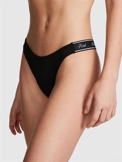 Logolu Pamuklu Scoop Tanga