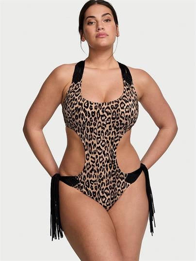 Makrome Püsküllü Monokini Tek Parça Mayo