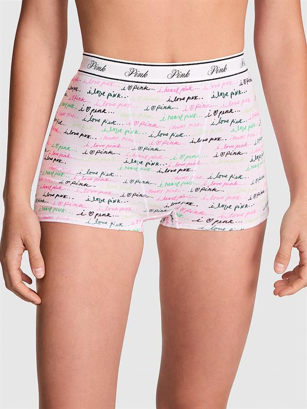 Mikro Logolu Yüksek Bel Boyshort Külot