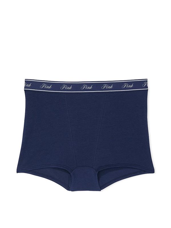 Mikro Logolu Yüksek Bel Boyshort Külot