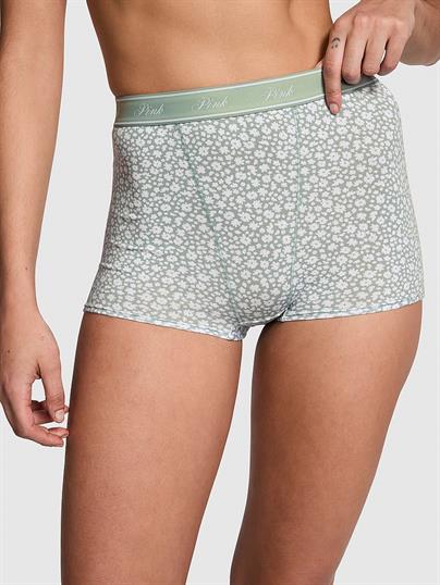 Mikro Logolu Yüksek Bel Boyshort Külot