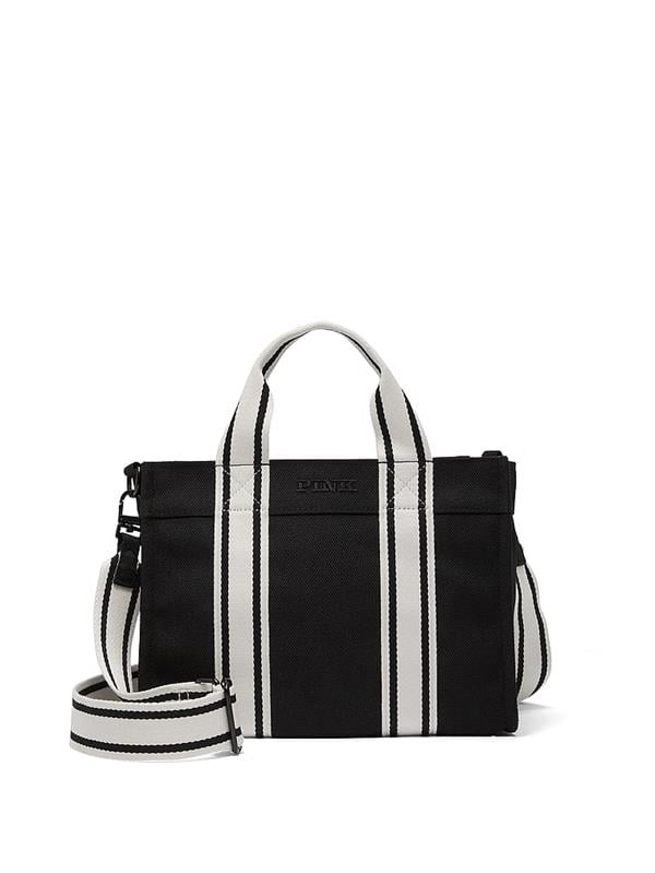 Mini Çapraz Askılı Kanvas Tote Çanta