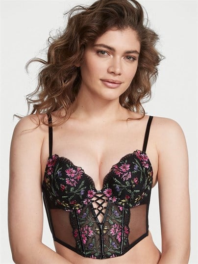 Nakışlı Push-Up Korse