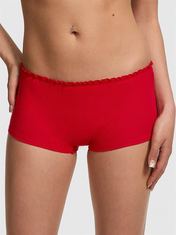 Pamuklu Arkadan Bağlamalı Boyshort Külot