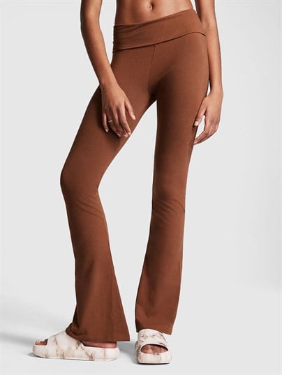 PAMUKLU BELİ KATLANABİLEN PANTOLON