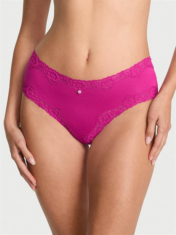 Pamuklu Dantelli Cheeky Külot