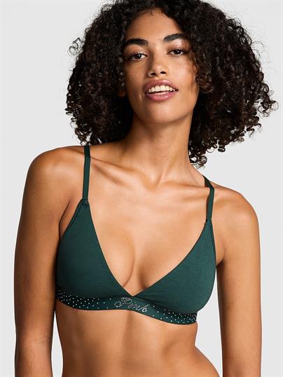 Pamuklu Işıltılı Üçgen Bralet