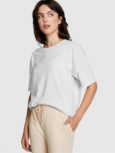 Pamuklu Oversize Pijama Üstü