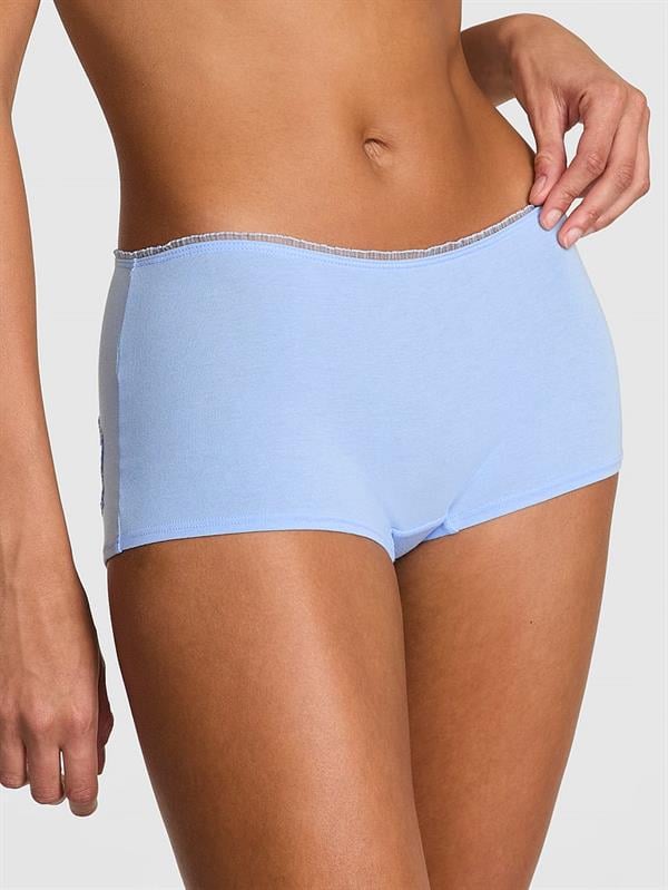Pamuklu Papatyalı Boyshort Külot
