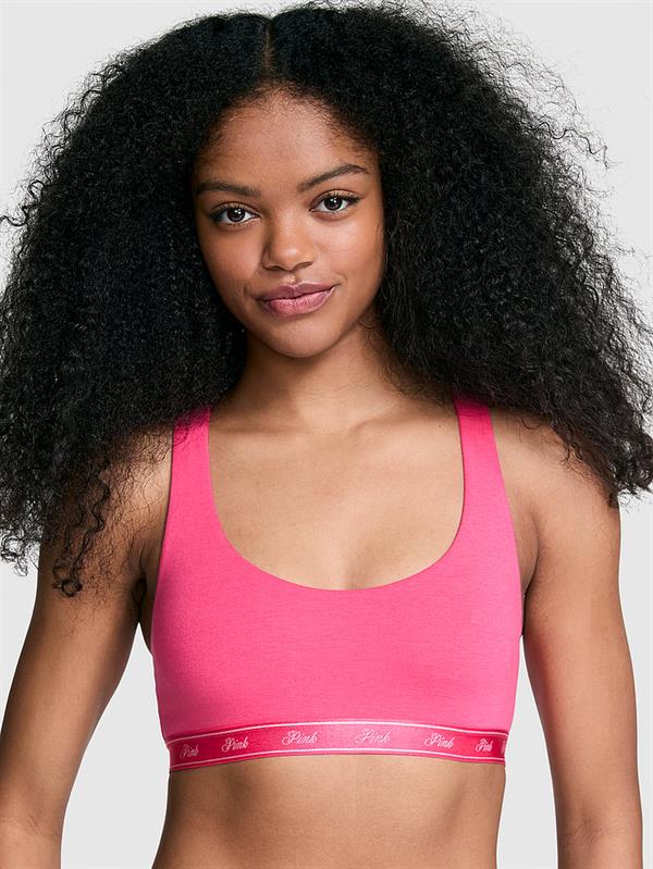 Pamuklu Racerback Logolu Bralet