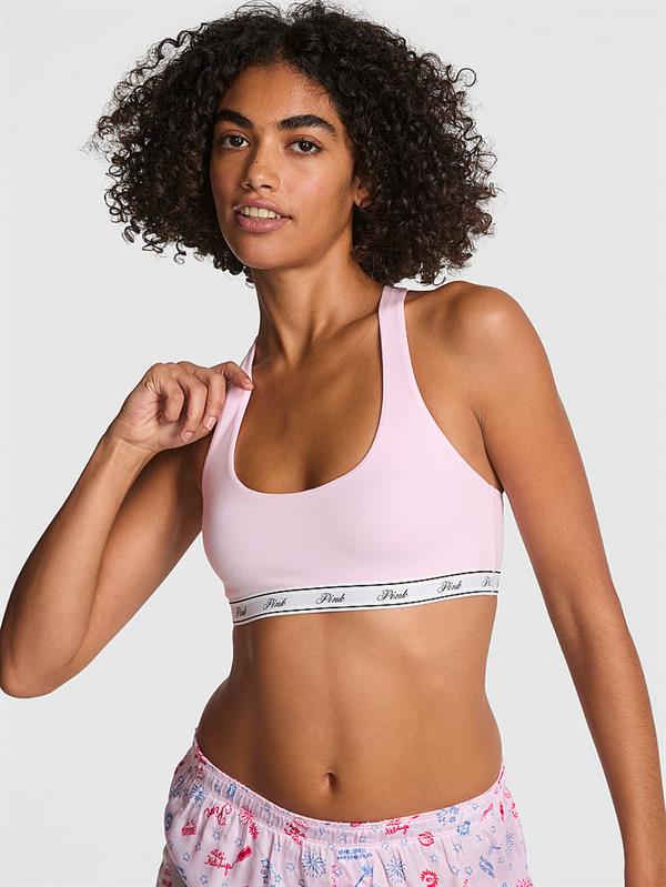 Pamuklu Racerback Logolu Bralet