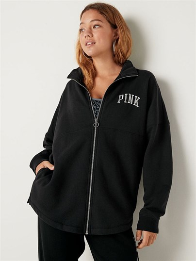Polar Oversize Fermuarlı Sweatshirt