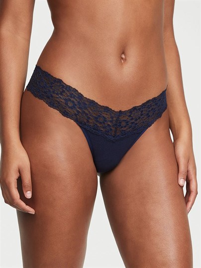 Posey Beli Dantelli Pamuklu Tanga