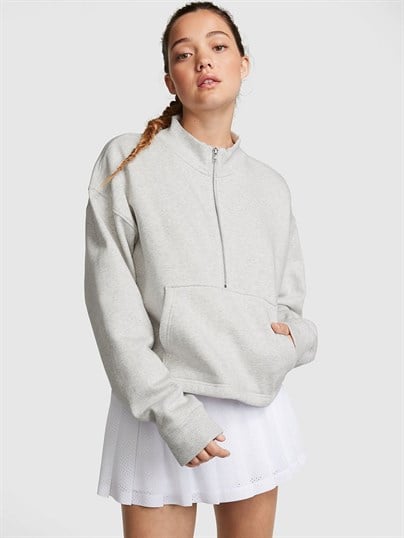 Premium Yarım Fermuarlı Polar Sweatshirt