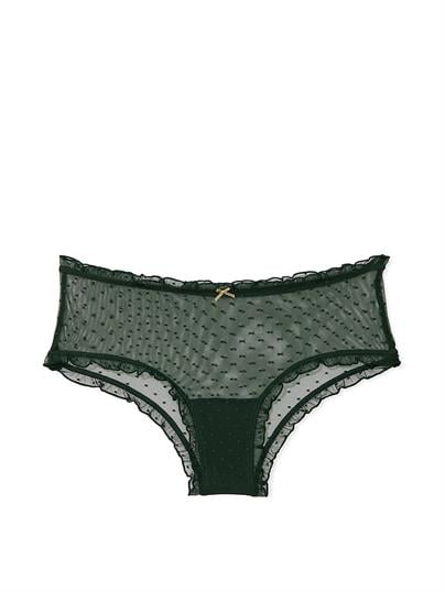 Puantiyeli Tül Fırfırlı Cheeky Külot