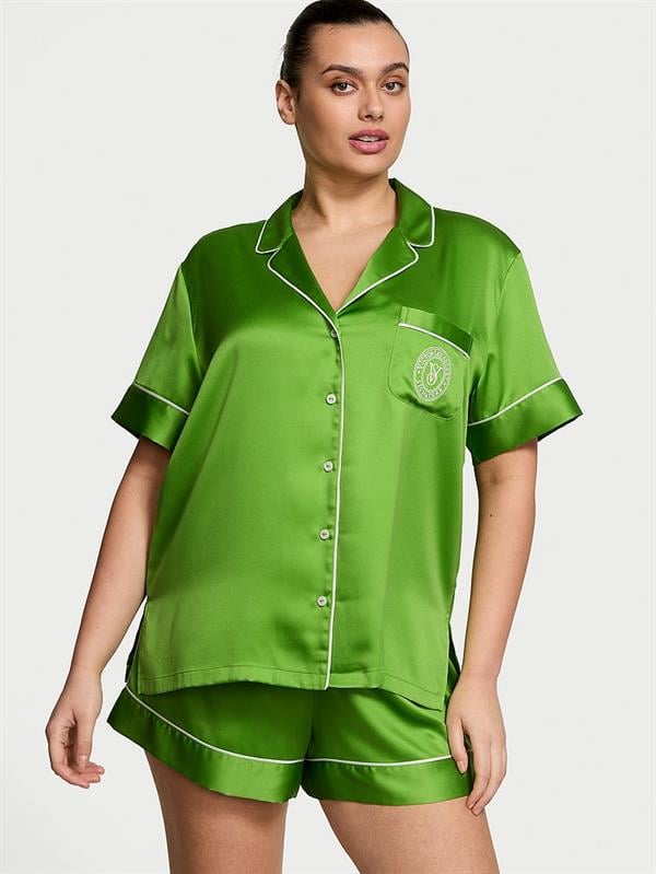 Saten Kısa Pijama Takımı