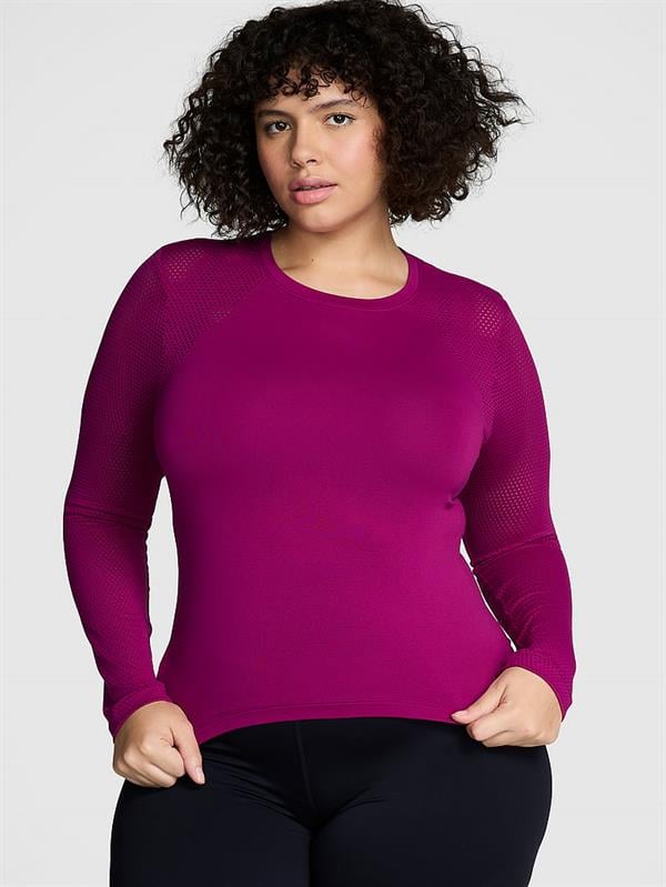 Seamless Drapey Uzun Kollu Tişört