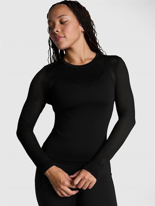 Seamless Drapey Uzun Kollu Tişört