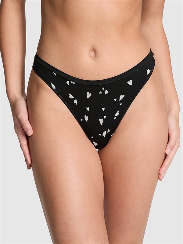 Seamless High-Leg Thong Panty