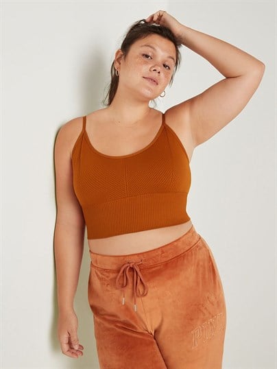 Seamless İnce Astarlı Spor Crop
