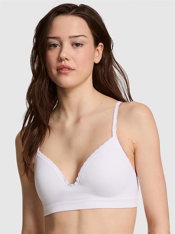 Seamless Ribanalı Balensiz Push-Up Sütyen