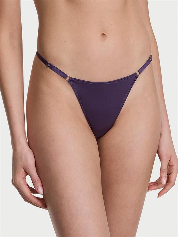 Smooth High-Leg Adjustable V-String Panty