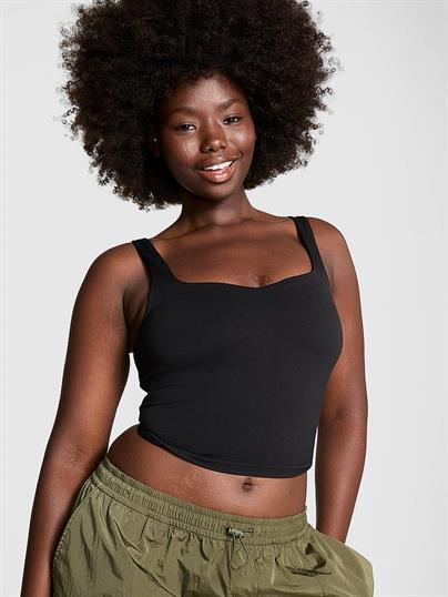 Soft Seamless Kalp Yaka Üst
