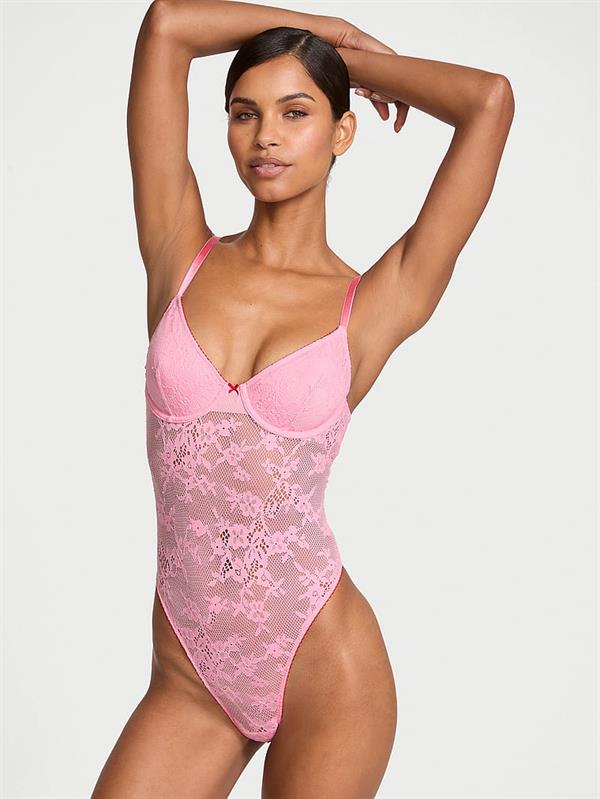 Tease Dantelli Desteksiz Demi Body
