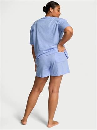 %100 Pamuk Kısa Pijama Takımı