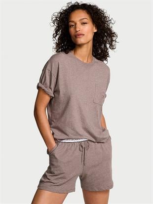 %100 Pamuk Kısa Pijama Takımı