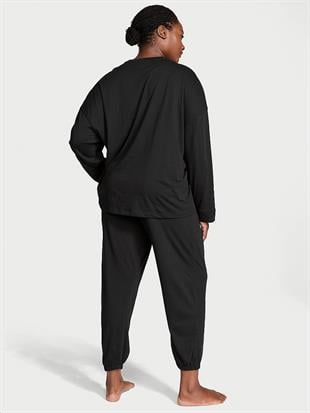 %100 Pamuk Uzun Pijama Takımı