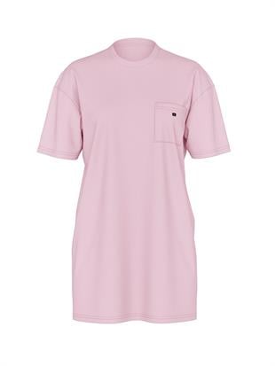%100 Pamuklu Oversize Uyku Tişörtü
