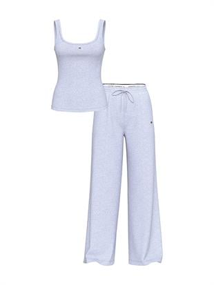 %100 Pamuklu Uzun Pijama Takımı