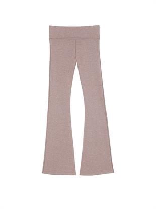 All-Day Beli Katlanabilen Pamuklu Flare Tayt